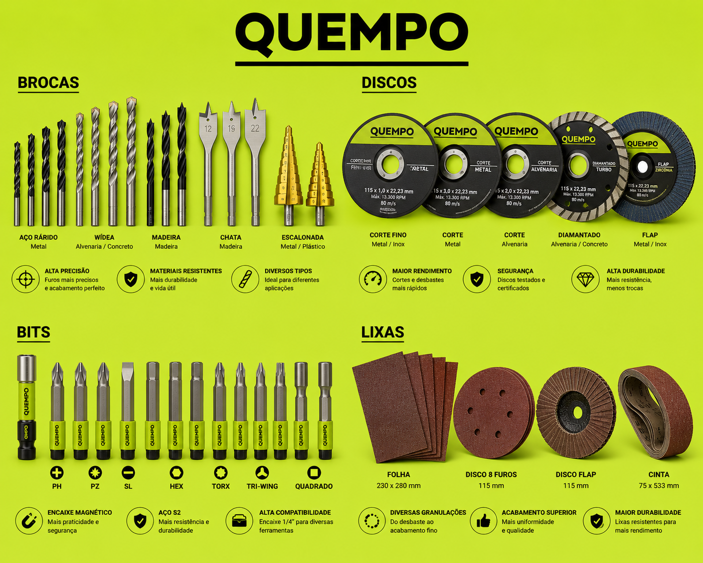Categoria Acessórios — QUEMPO
